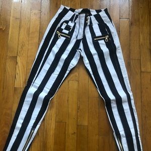 Balmain x HM Pinstriped Pants